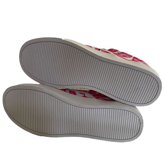 Bucket Feet Lip Service Print Slip On Shoes Size 9 - Picture 6 of 9